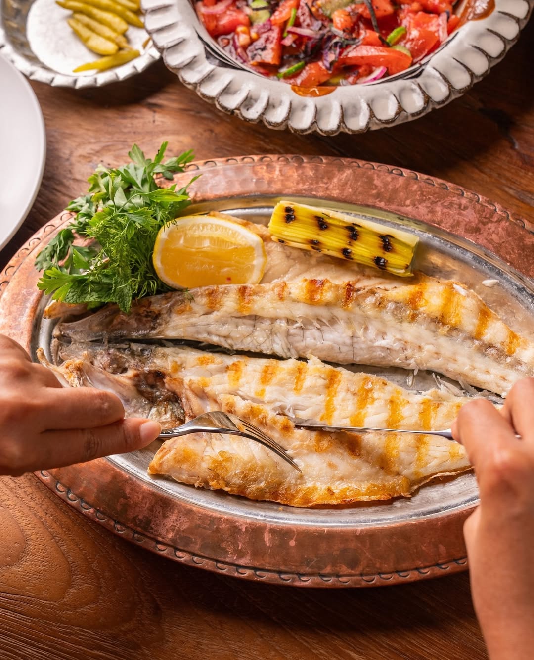 Bordo Mavi Balık Interior